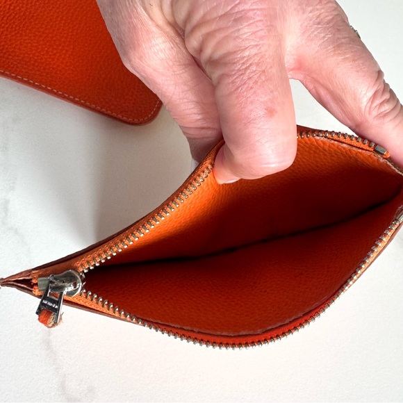 Orange Dogon Duo Wallet - Picture 7 of 11